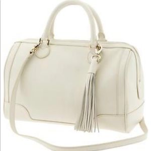 New Evan satchel (chalk) banana republic